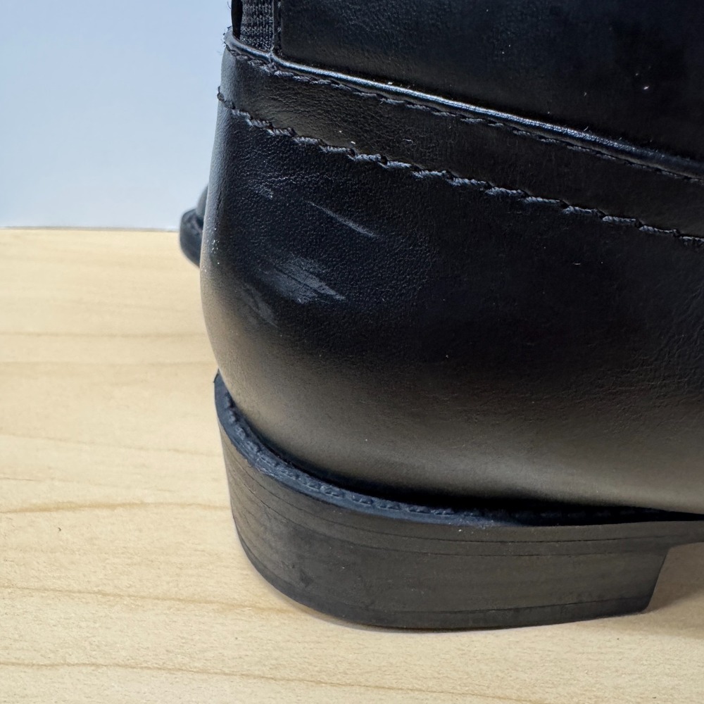 Tommy Hilfiger Twinezza-F Black Riding Boots, Size 9M, Knee-High Side Zip - Picture 10 of 11